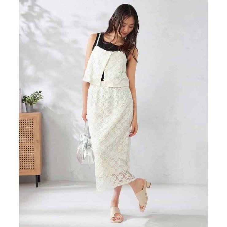 チュールレースナロースカート | a.v.v【WOMEN】 | 詳細画像10 