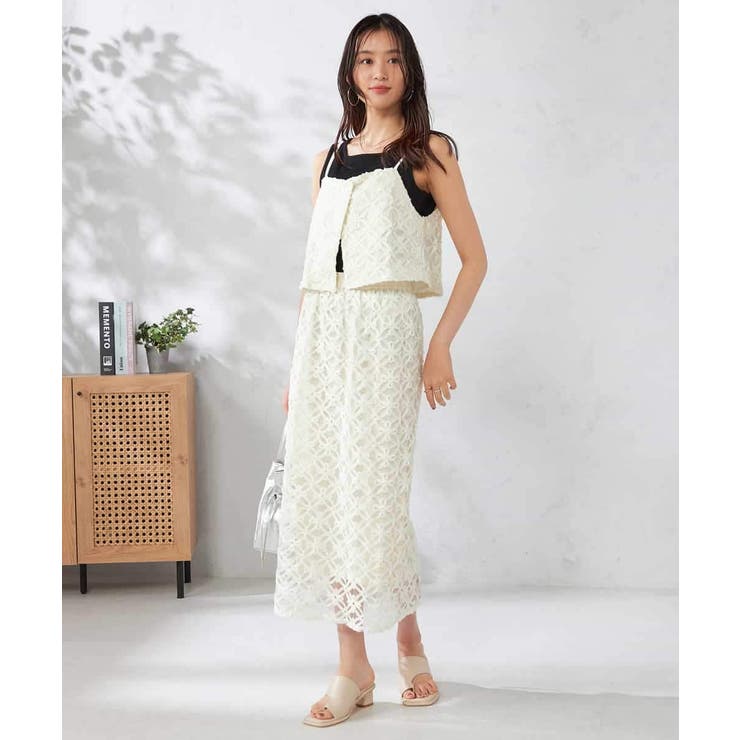 チュールレースナロースカート | a.v.v【WOMEN】 | 詳細画像11 