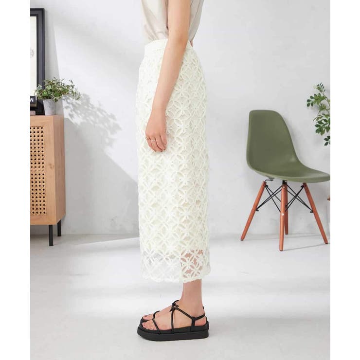 チュールレースナロースカート | a.v.v【WOMEN】 | 詳細画像24 