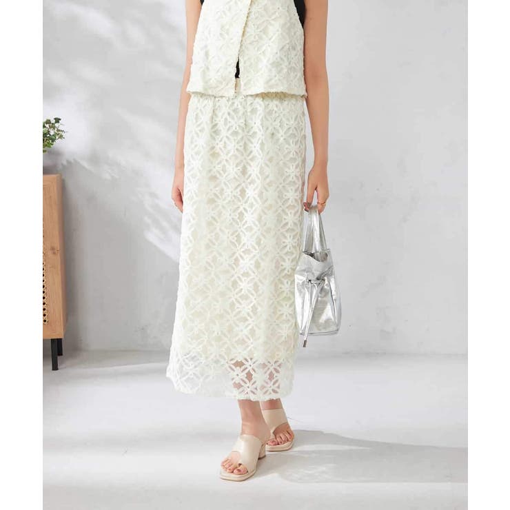 チュールレースナロースカート | a.v.v【WOMEN】 | 詳細画像5 