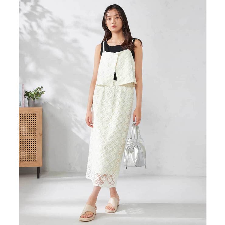 チュールレースナロースカート | a.v.v【WOMEN】 | 詳細画像8 