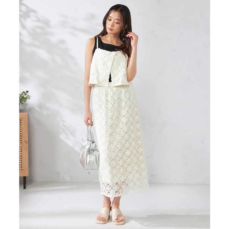 チュールレースナロースカート | a.v.v【WOMEN】 | 詳細画像9 