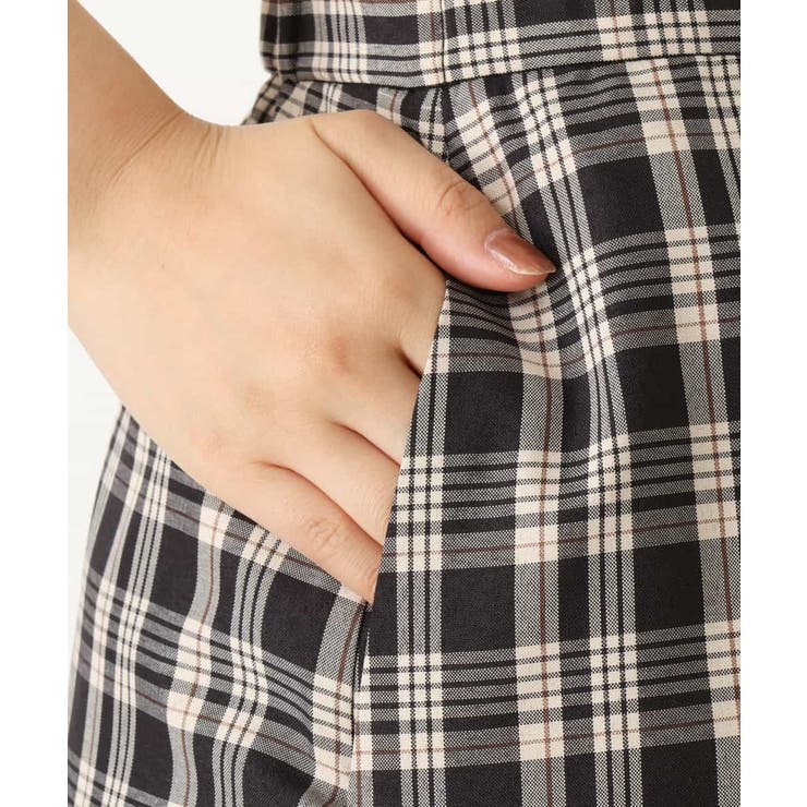 チェック柄ティアードスカート | a.v.v【WOMEN】 | 詳細画像12 