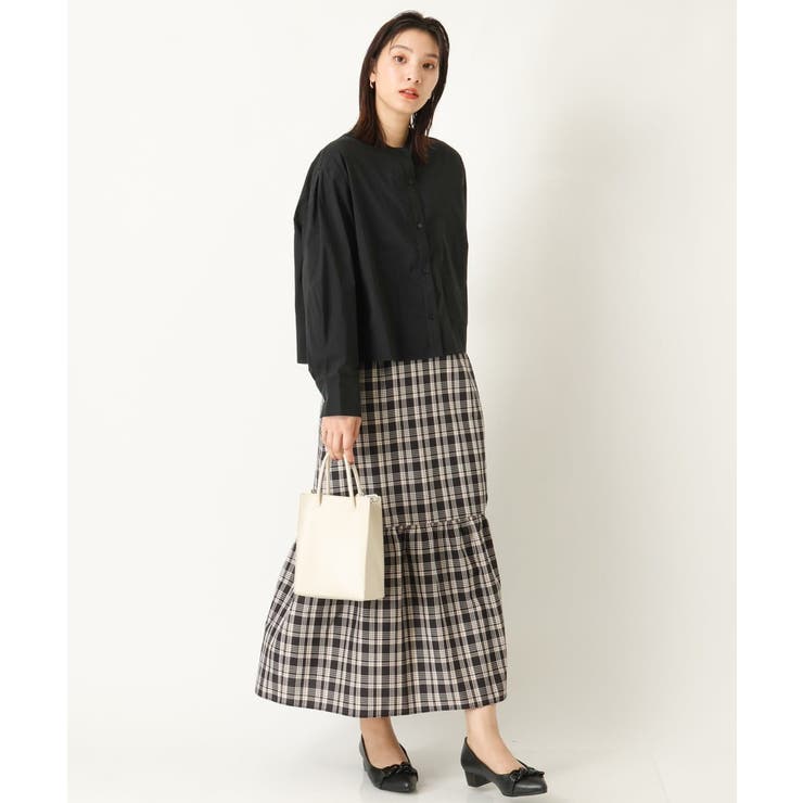 チェック柄ティアードスカート | a.v.v【WOMEN】 | 詳細画像2 