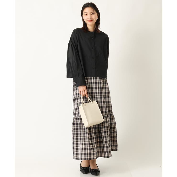チェック柄ティアードスカート | a.v.v【WOMEN】 | 詳細画像3 