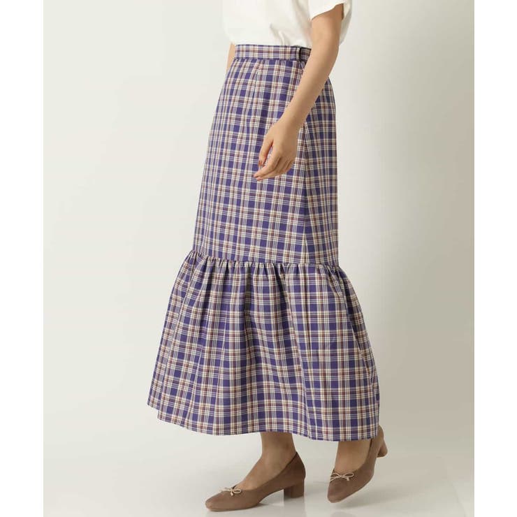 チェック柄ティアードスカート | a.v.v【WOMEN】 | 詳細画像6 