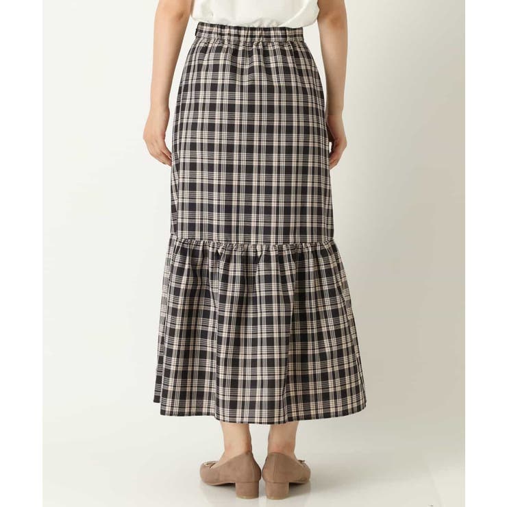 チェック柄ティアードスカート | a.v.v【WOMEN】 | 詳細画像9 