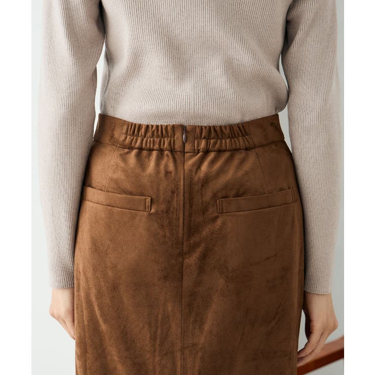 【洗える】フェイクスエードナローロングスカート | a.v.v【WOMEN】 | 詳細画像20 