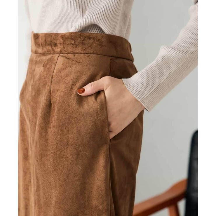【洗える】フェイクスエードナローロングスカート | a.v.v【WOMEN】 | 詳細画像21 