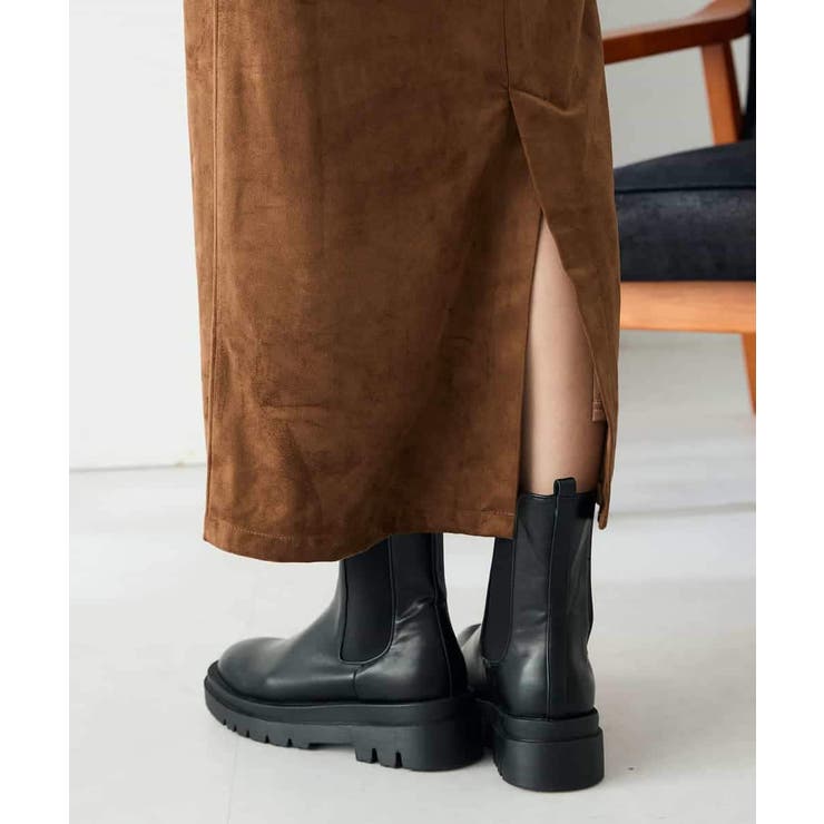 【洗える】フェイクスエードナローロングスカート | a.v.v【WOMEN】 | 詳細画像23 