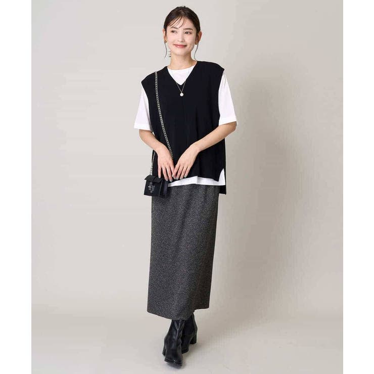 ラメリブニットスカート | a.v.v【WOMEN】 | 詳細画像20 