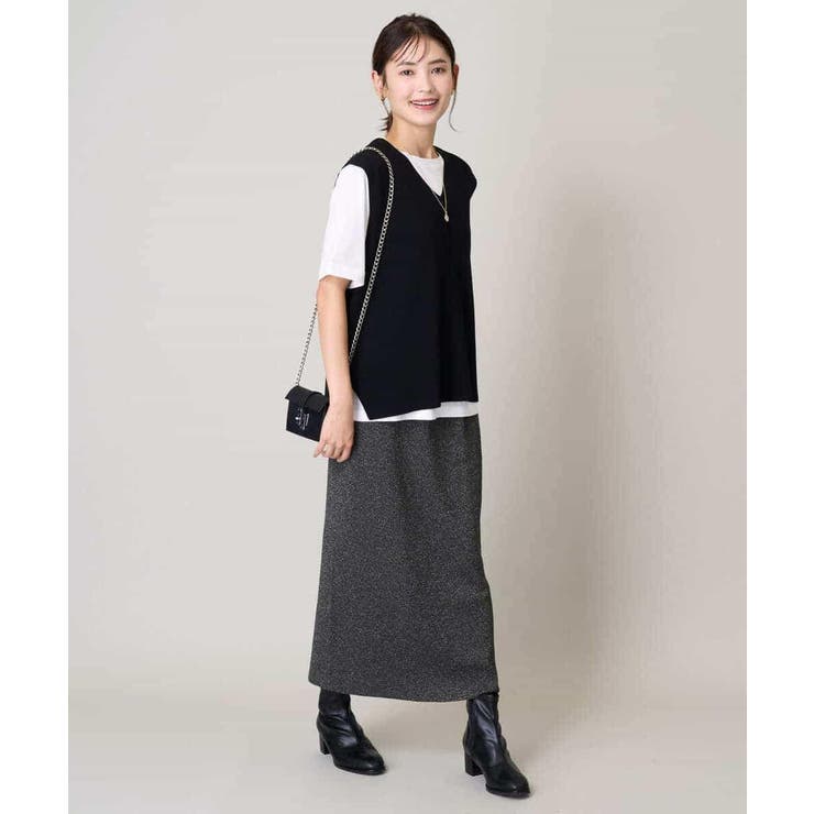 ラメリブニットスカート | a.v.v【WOMEN】 | 詳細画像21 