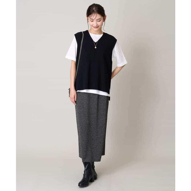 ラメリブニットスカート | a.v.v【WOMEN】 | 詳細画像22 