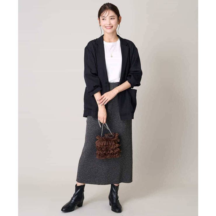 ラメリブニットスカート | a.v.v【WOMEN】 | 詳細画像23 