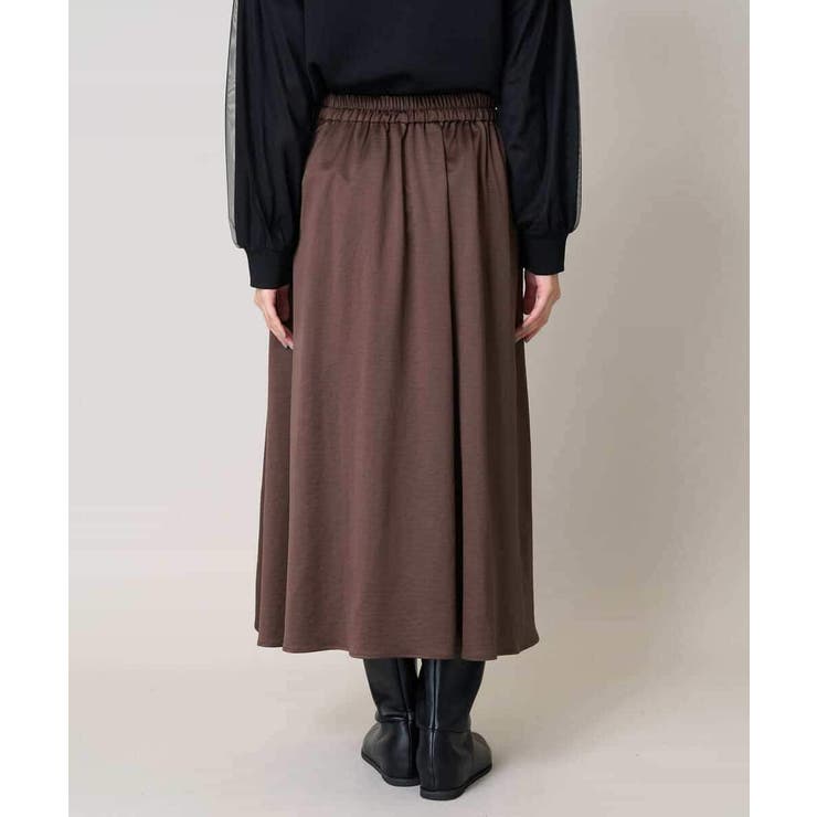 【洗濯機で洗える】落ち感サテンギャザースカート | a.v.v【WOMEN】 | 詳細画像33 