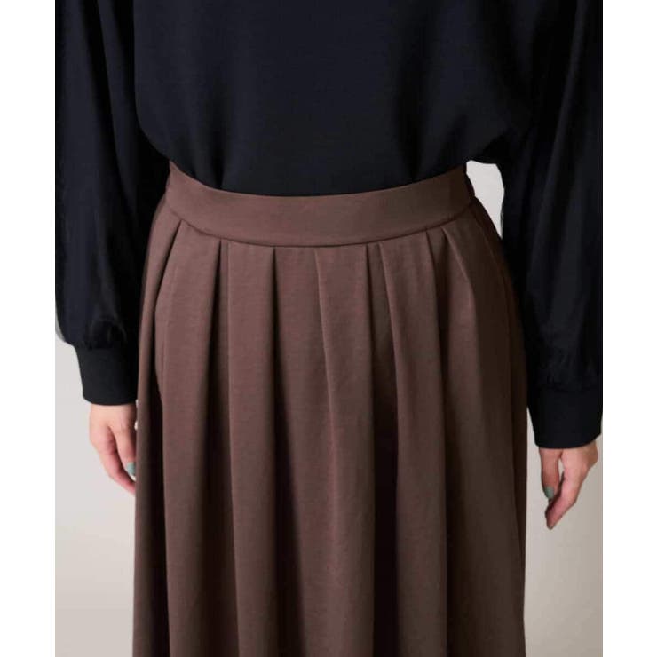 【洗濯機で洗える】落ち感サテンギャザースカート | a.v.v【WOMEN】 | 詳細画像34 