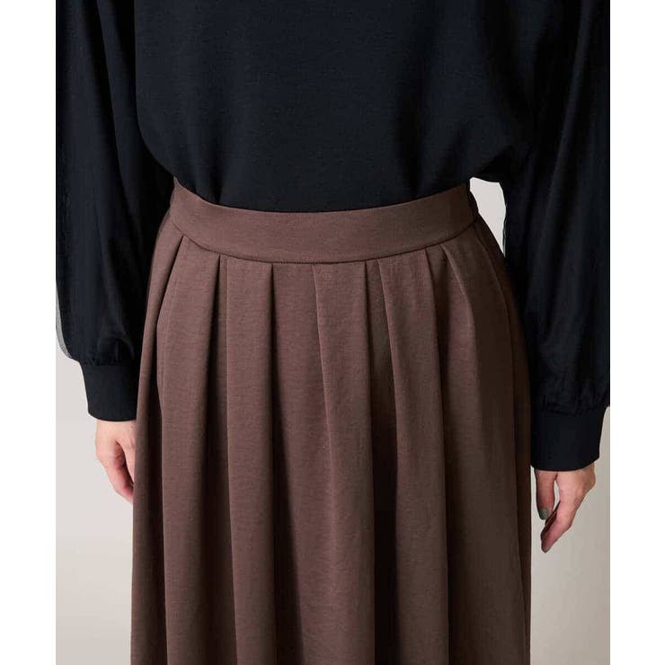 【洗濯機で洗える】落ち感サテンギャザースカート | a.v.v【WOMEN】 | 詳細画像35 