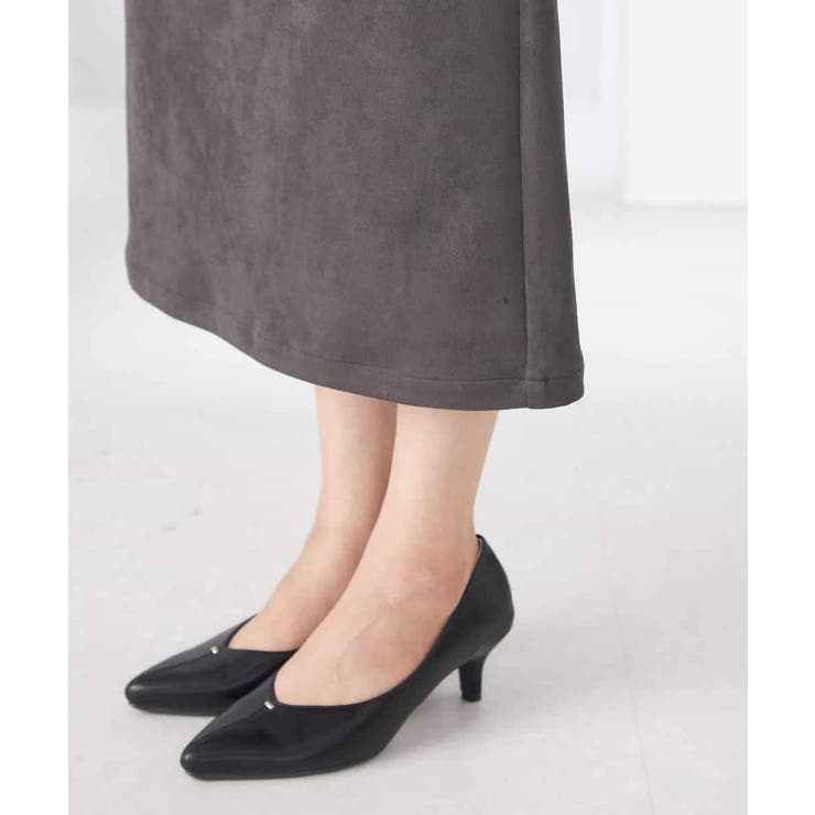 【ストレッチ/洗える】フェイクスエードナロースカート | a.v.v【WOMEN】 | 詳細画像43 