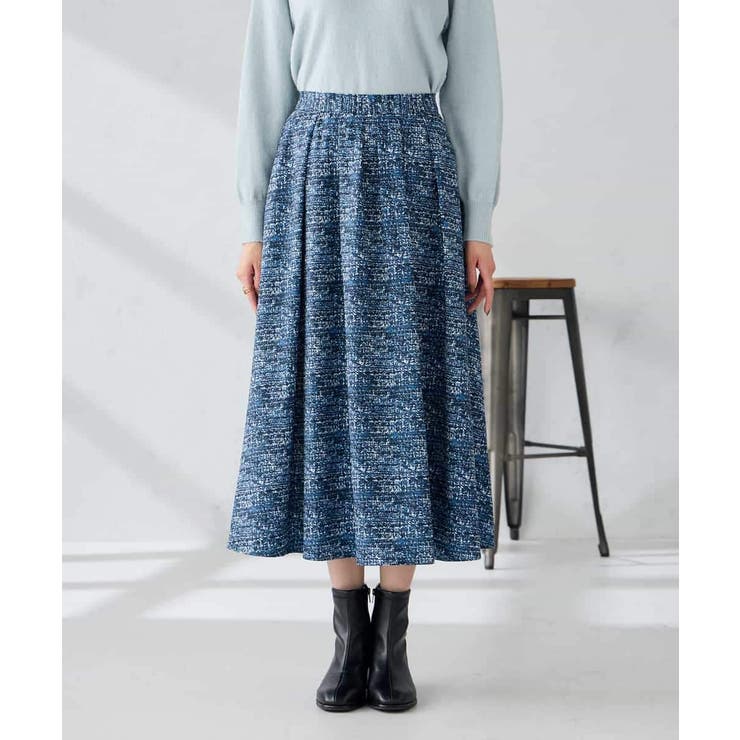 【洗える】ツイードプリントフレアスカート | a.v.v【WOMEN】 | 詳細画像17