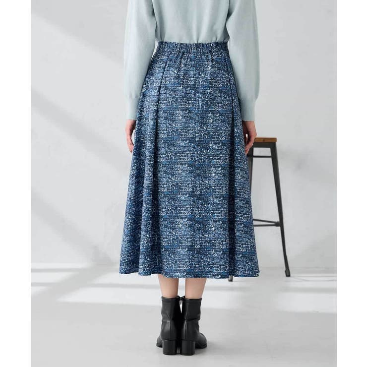 【洗える】ツイードプリントフレアスカート | a.v.v【WOMEN】 | 詳細画像19