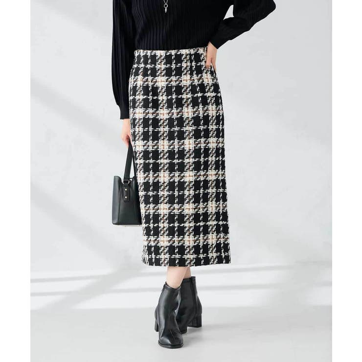 ロービングツイードナロースカート | a.v.v【WOMEN】 | 詳細画像15 