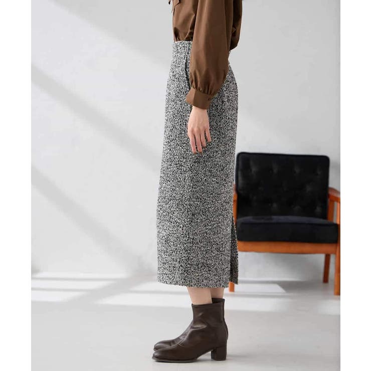 ロービングツイードナロースカート | a.v.v【WOMEN】 | 詳細画像21 