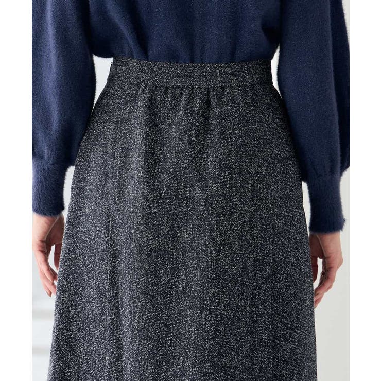 ツイード調裾フリンジAラインスカート | a.v.v【WOMEN】 | 詳細画像21 