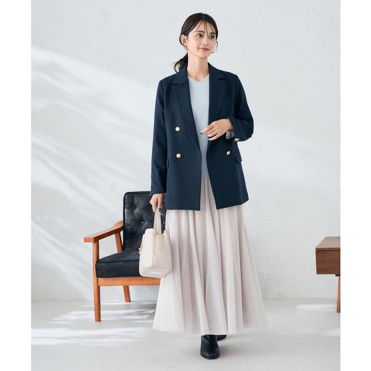 【洗える】チュールフレアスカート | a.v.v【WOMEN】 | 詳細画像13 