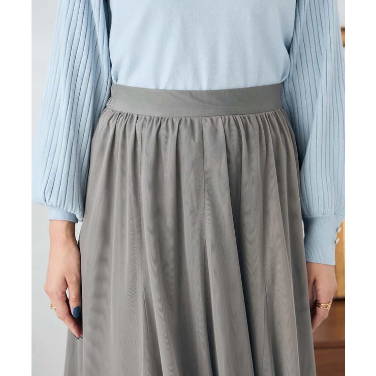 【洗える】チュールフレアスカート | a.v.v【WOMEN】 | 詳細画像30 