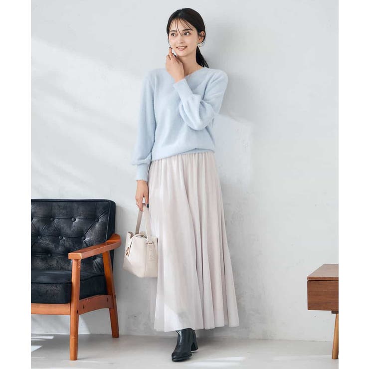 【洗える】チュールフレアスカート | a.v.v【WOMEN】 | 詳細画像7 