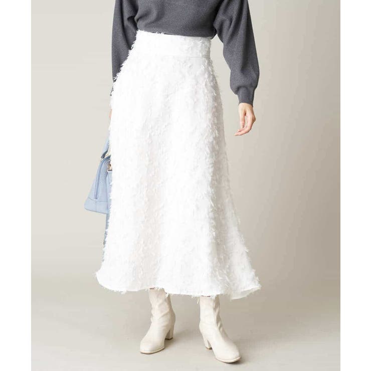 フリンジジャガードフレアスカート | a.v.v【WOMEN】 | 詳細画像20 