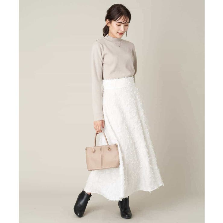 フリンジジャガードフレアスカート | a.v.v【WOMEN】 | 詳細画像28 