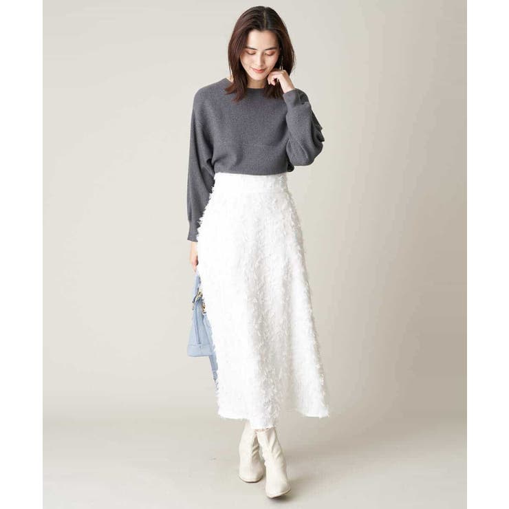 フリンジジャガードフレアスカート | a.v.v【WOMEN】 | 詳細画像33 