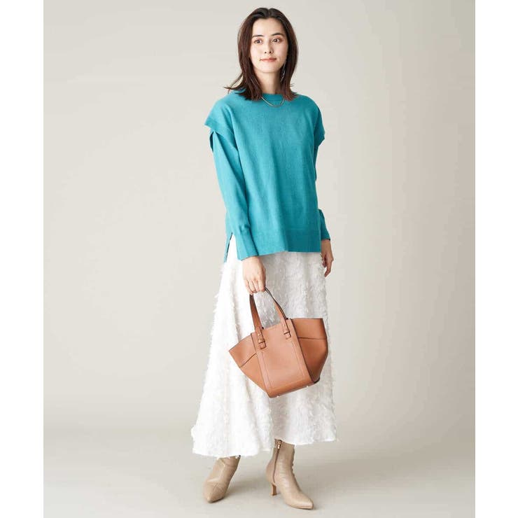 フリンジジャガードフレアスカート | a.v.v【WOMEN】 | 詳細画像35 