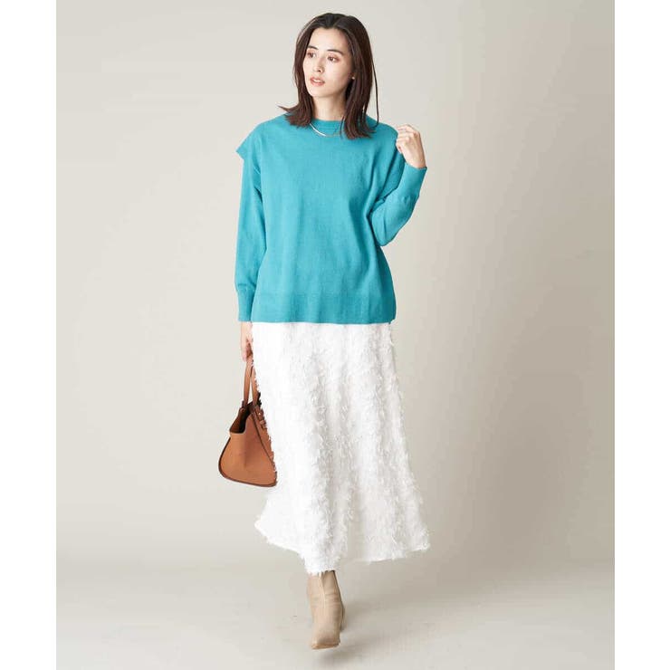 フリンジジャガードフレアスカート | a.v.v【WOMEN】 | 詳細画像36 