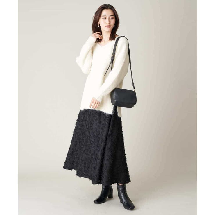 フリンジジャガードフレアスカート | a.v.v【WOMEN】 | 詳細画像41 