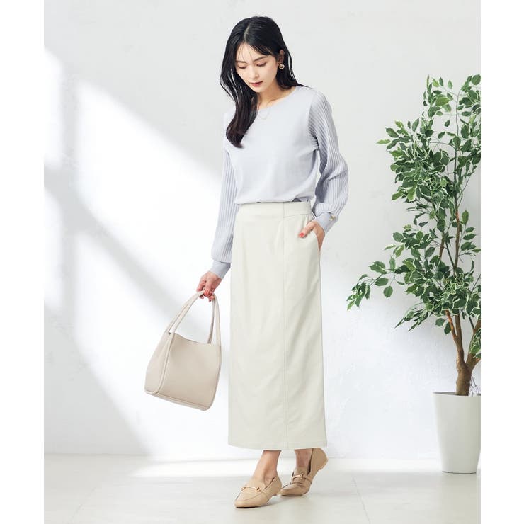 ハイパーストレッチナロースカート | a.v.v【WOMEN】 | 詳細画像4 