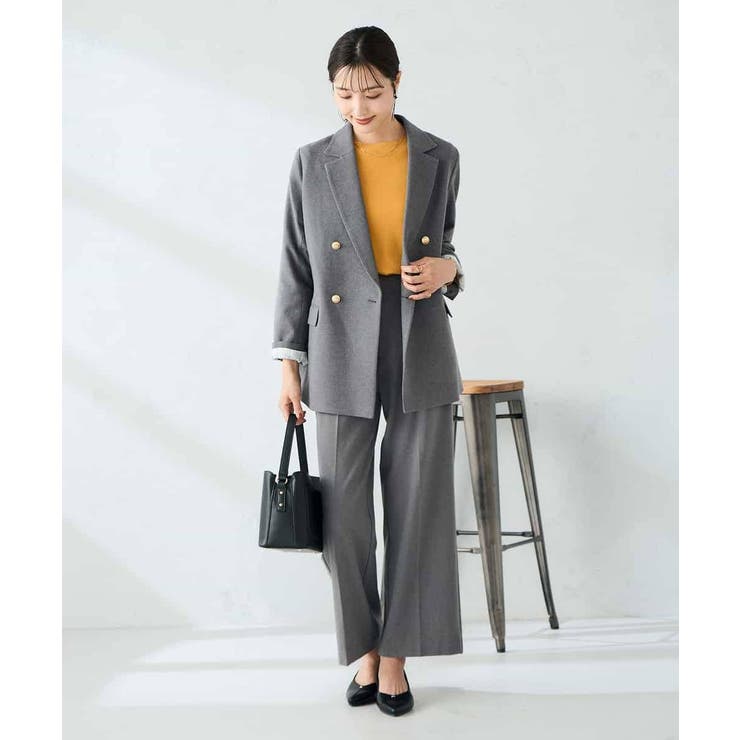 【ストレッチ/雑誌InRed(宝島社)11月号掲載】ダブルブレストジャケット | a.v.v【WOMEN】 | 詳細画像15 