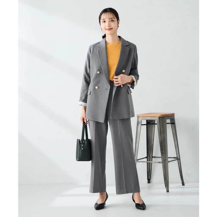 【ストレッチ/雑誌InRed(宝島社)11月号掲載】ダブルブレストジャケット | a.v.v【WOMEN】 | 詳細画像16 