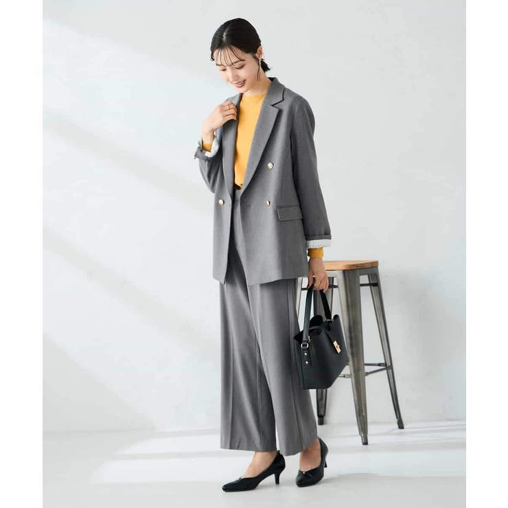 【ストレッチ/雑誌InRed(宝島社)11月号掲載】ダブルブレストジャケット | a.v.v【WOMEN】 | 詳細画像17 