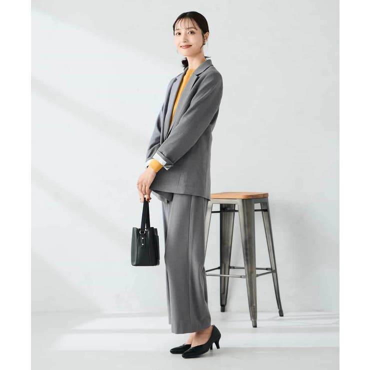 【ストレッチ/雑誌InRed(宝島社)11月号掲載】ダブルブレストジャケット | a.v.v【WOMEN】 | 詳細画像18 