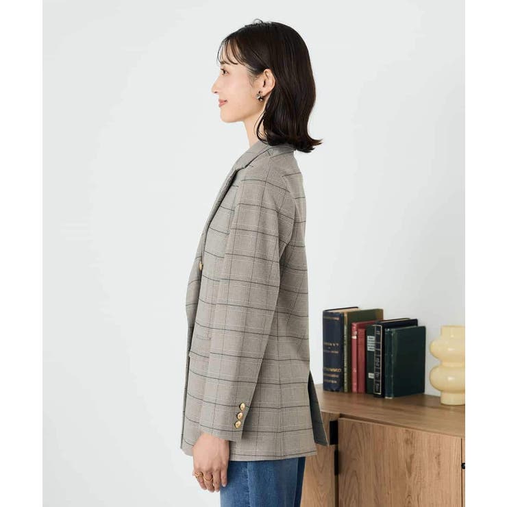 【ストレッチ/雑誌InRed(宝島社)11月号掲載】ダブルブレストジャケット | a.v.v【WOMEN】 | 詳細画像20 