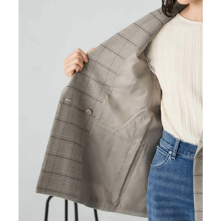 【ストレッチ/雑誌InRed(宝島社)11月号掲載】ダブルブレストジャケット | a.v.v【WOMEN】 | 詳細画像26 