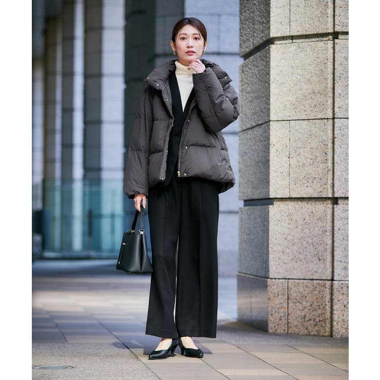 【2WAY】スタンドネックショートダウンジャケット | a.v.v【WOMEN】 | 詳細画像13 