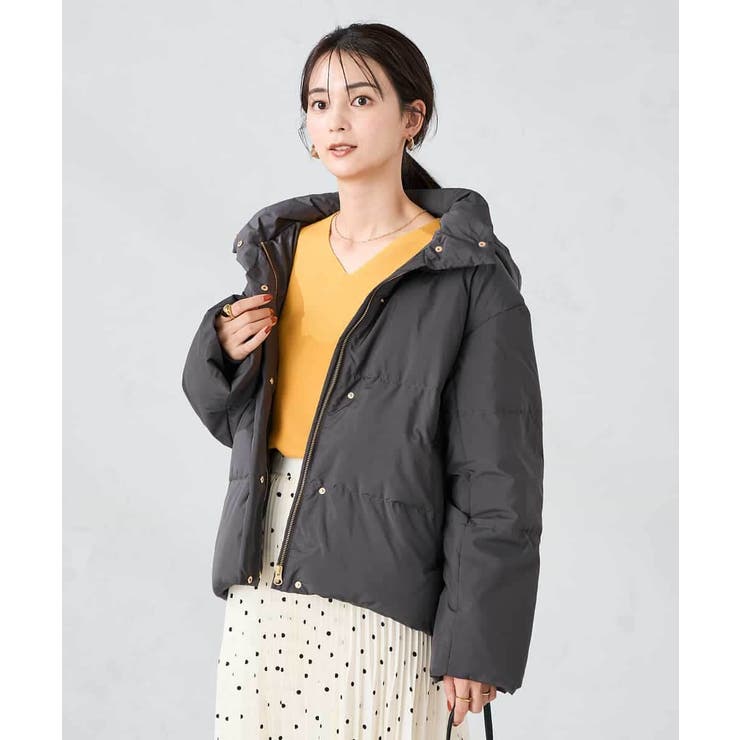 【2WAY】スタンドネックショートダウンジャケット | a.v.v【WOMEN】 | 詳細画像14 