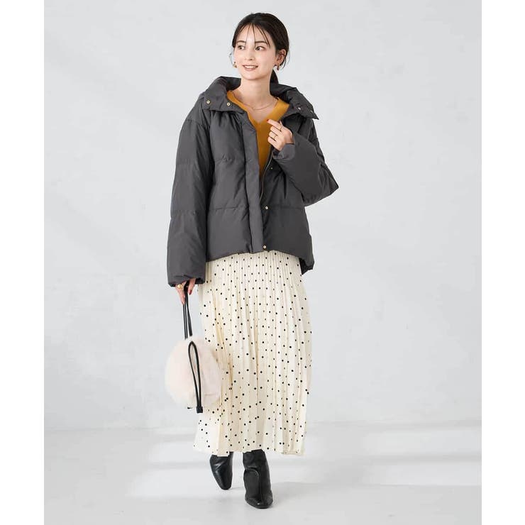 【2WAY】スタンドネックショートダウンジャケット | a.v.v【WOMEN】 | 詳細画像17 