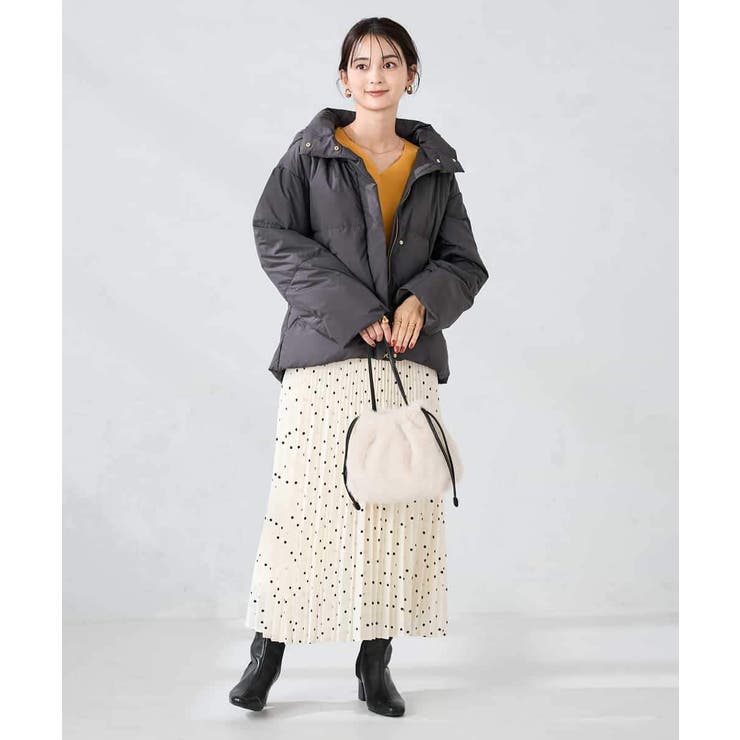 【2WAY】スタンドネックショートダウンジャケット | a.v.v【WOMEN】 | 詳細画像19 