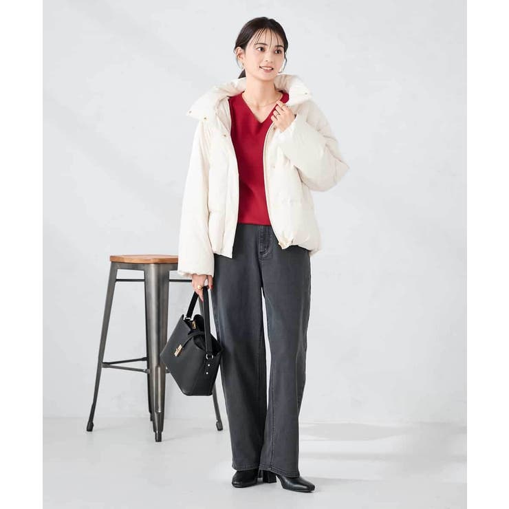 【2WAY】スタンドネックショートダウンジャケット | a.v.v【WOMEN】 | 詳細画像5 