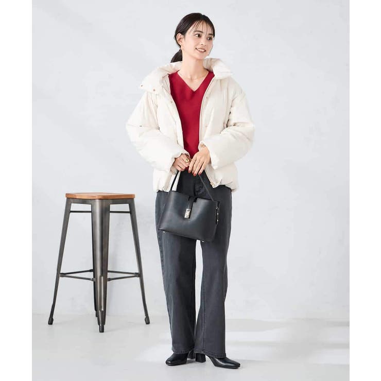 【2WAY】スタンドネックショートダウンジャケット | a.v.v【WOMEN】 | 詳細画像7 