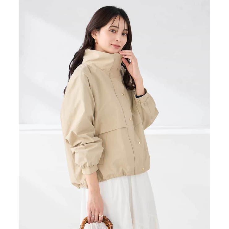ベージュ | ナイロンワッシャーブルゾン | a.v.v【WOMEN】